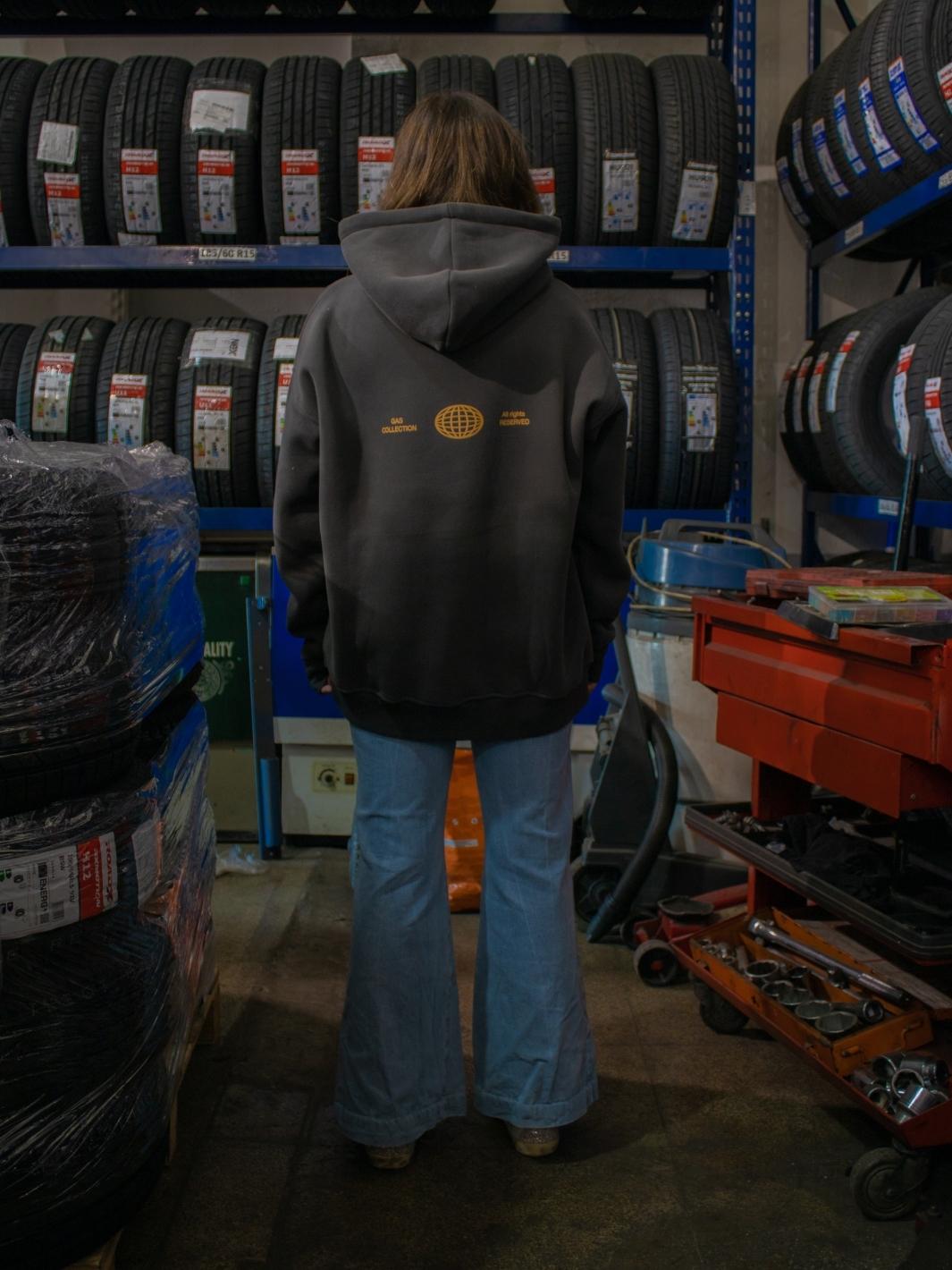 Super jet gray hoodie - Blackbirn
