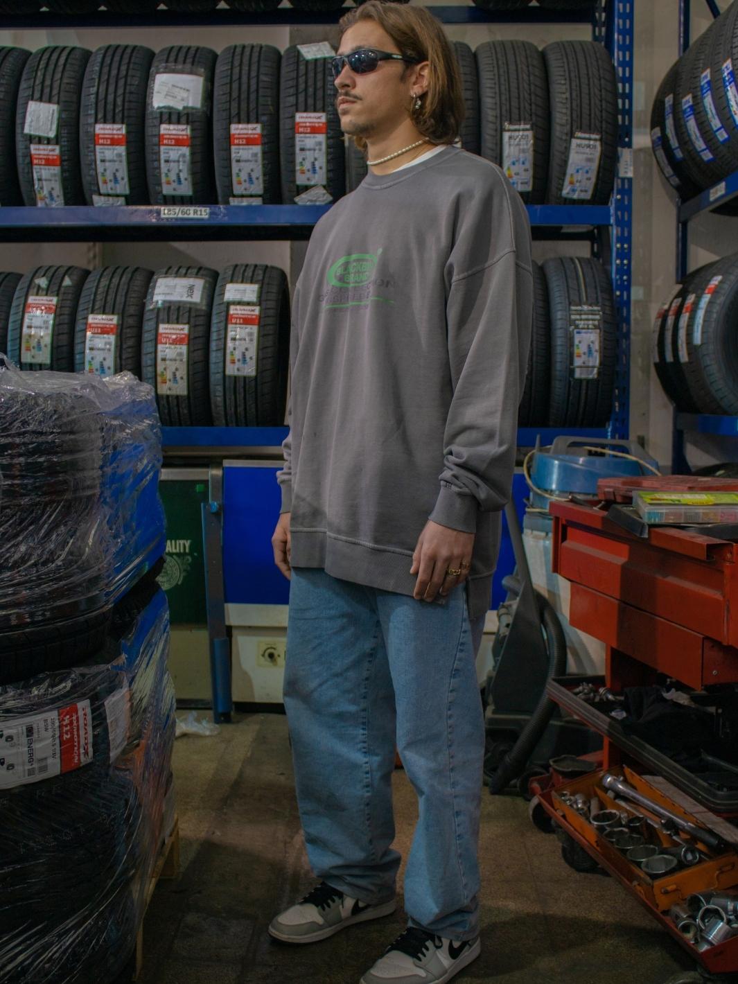 Jet grey crewneck - Blackbirn