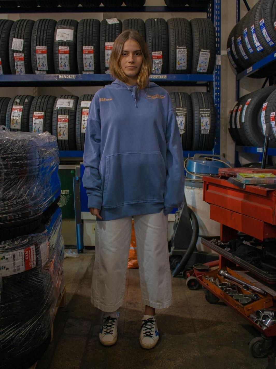 Autonomy dark blue hoodie - Blackbirn