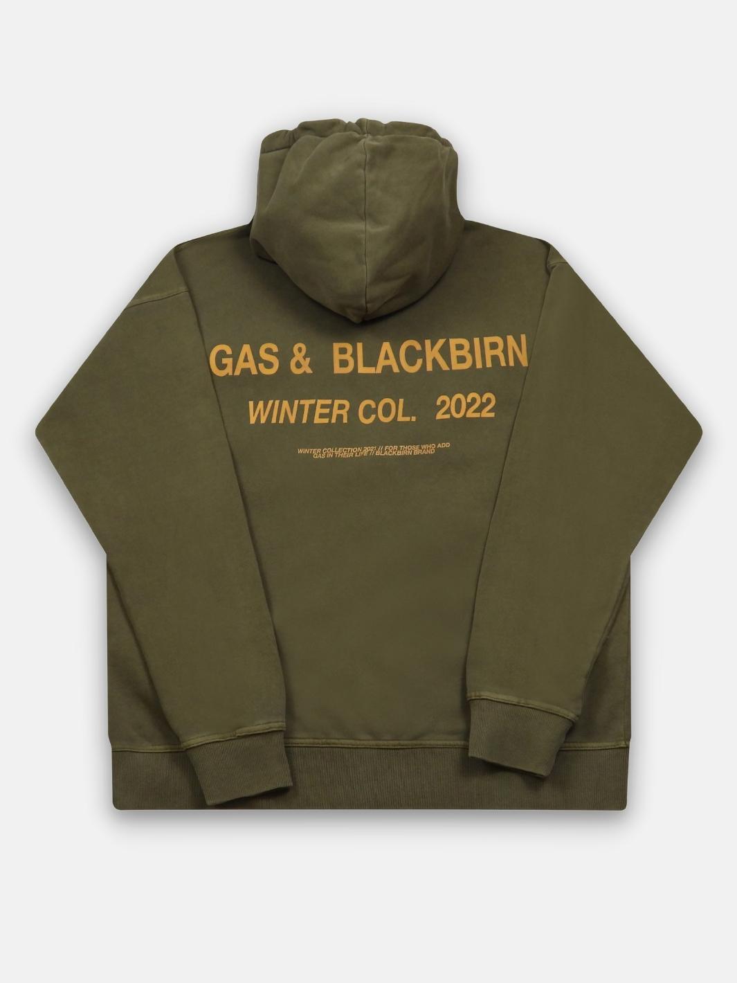 Combustion green hoodie - Blackbirn