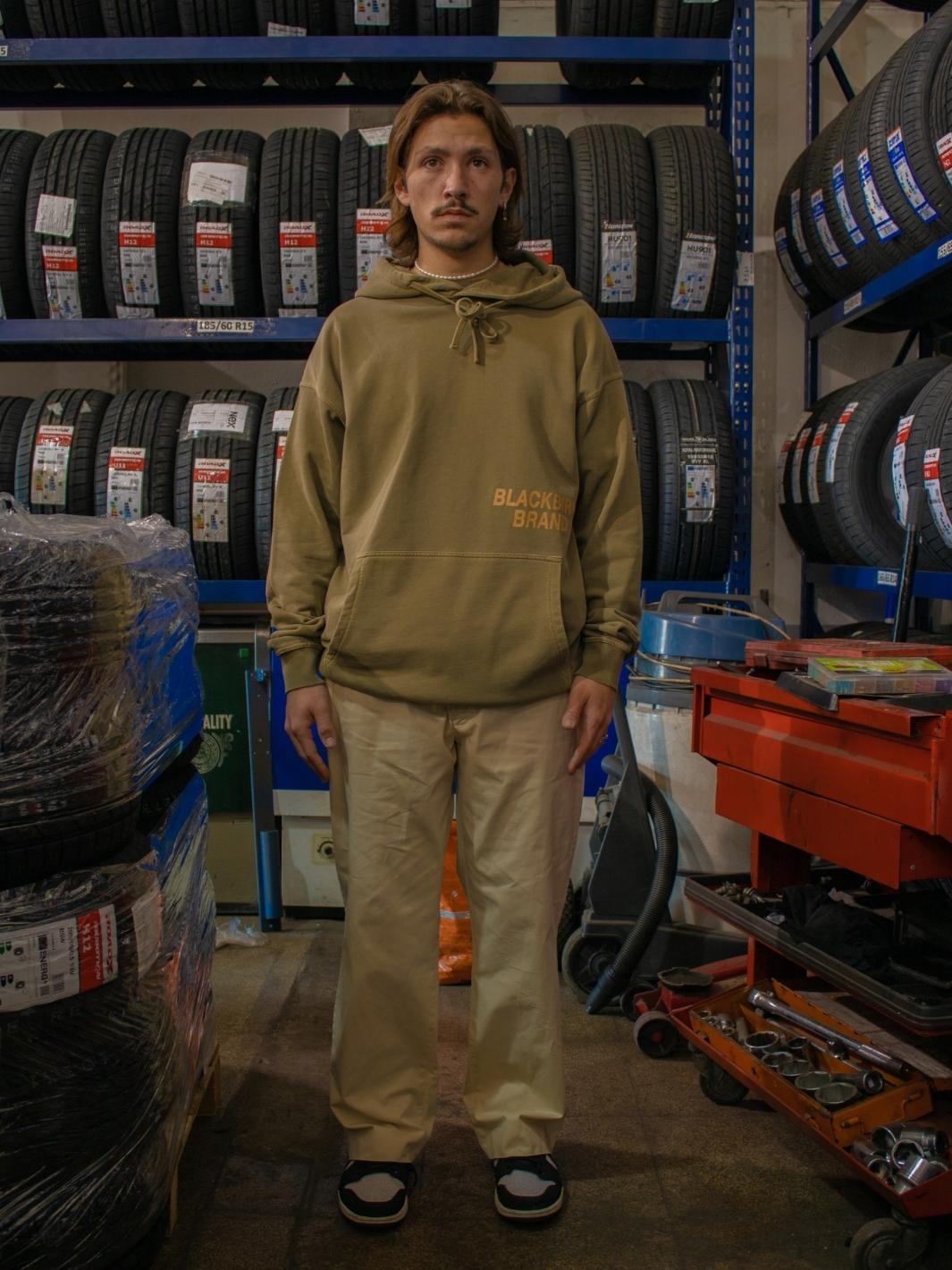 Combustion green hoodie - Blackbirn