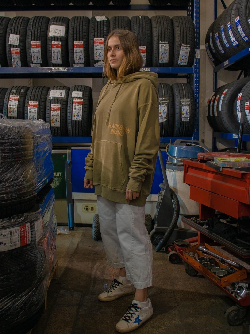 Combustion green hoodie - Blackbirn