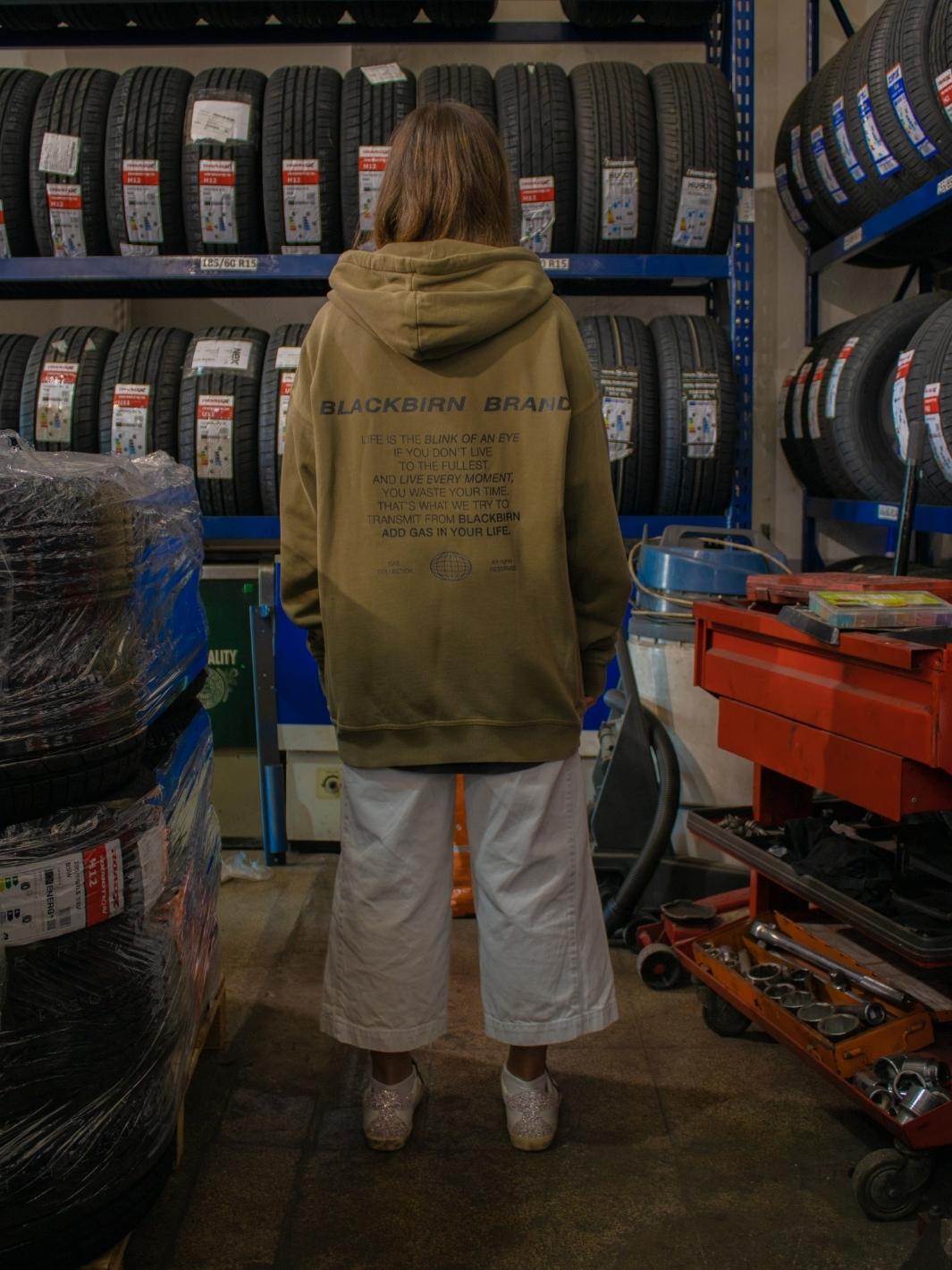 Hose green hoodie - Blackbirn