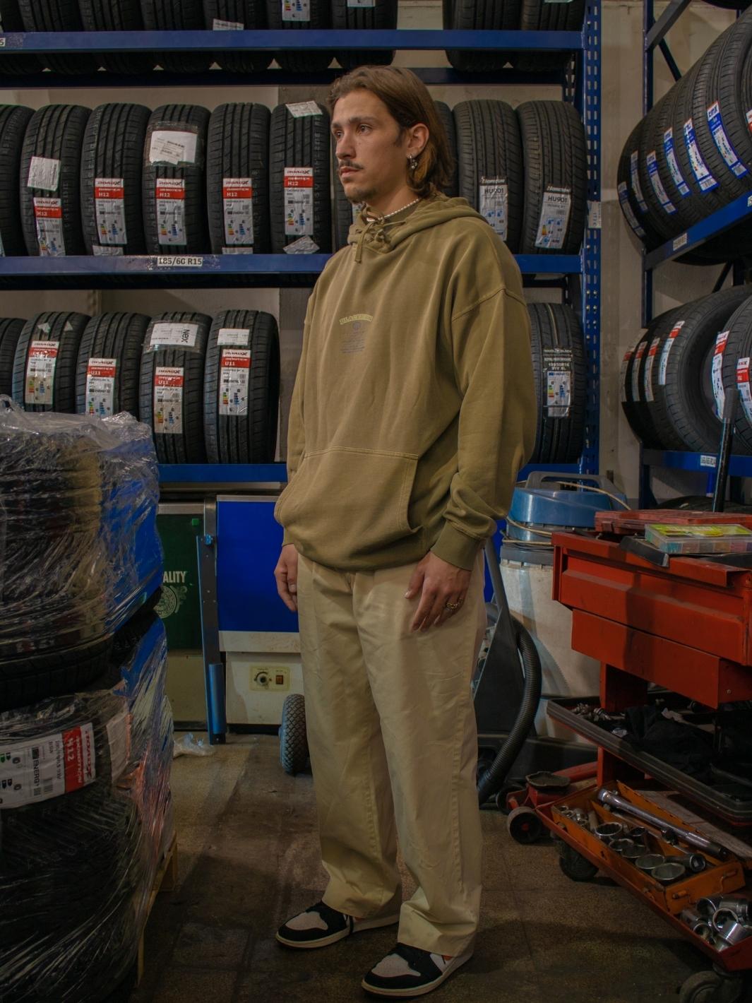 Hose green hoodie - Blackbirn
