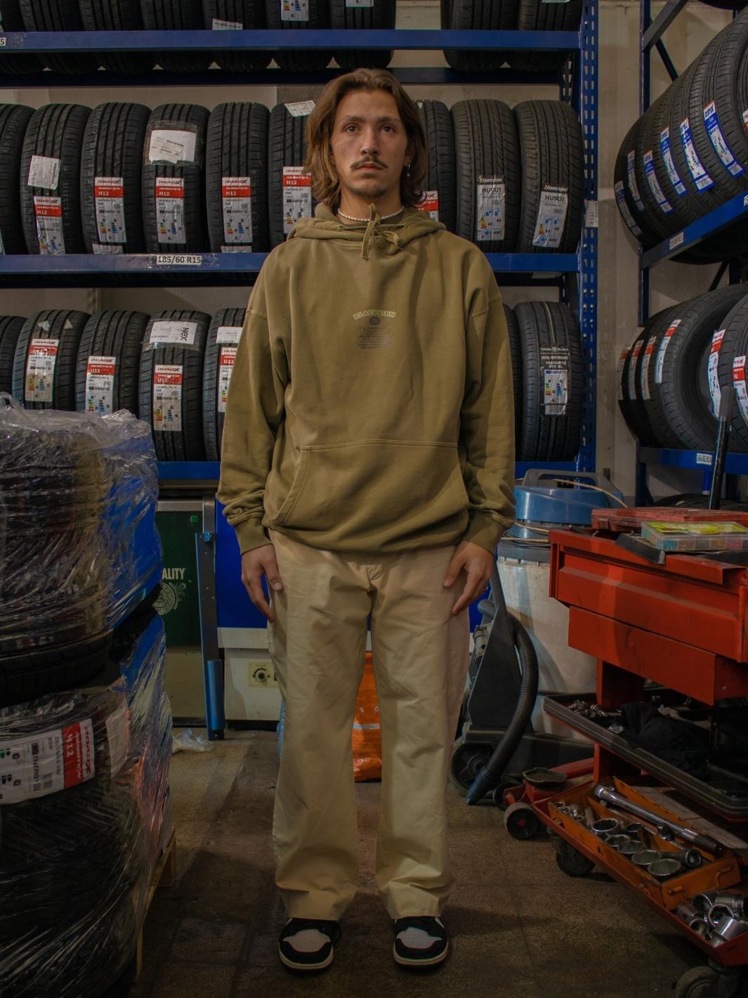Fuel green hoodie - Blackbirn