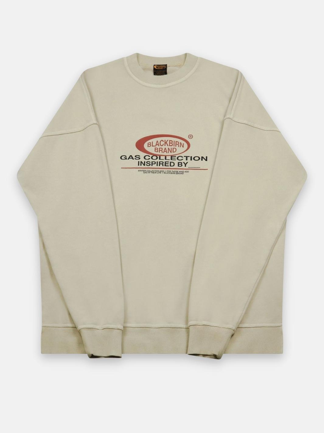 Slate white crewneck - Blackbirn