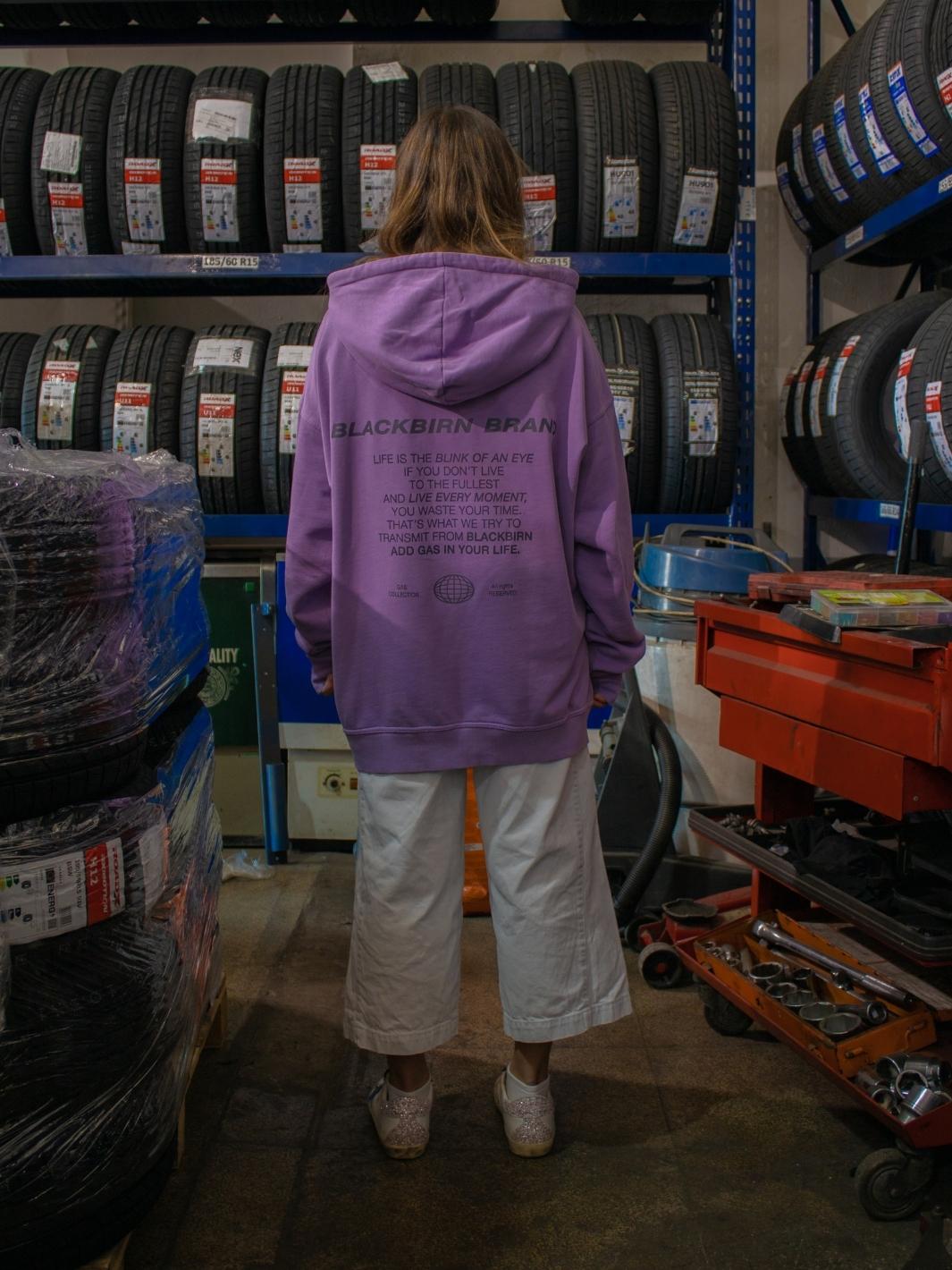 Hose Bit Purple hoodie - Blackbirn