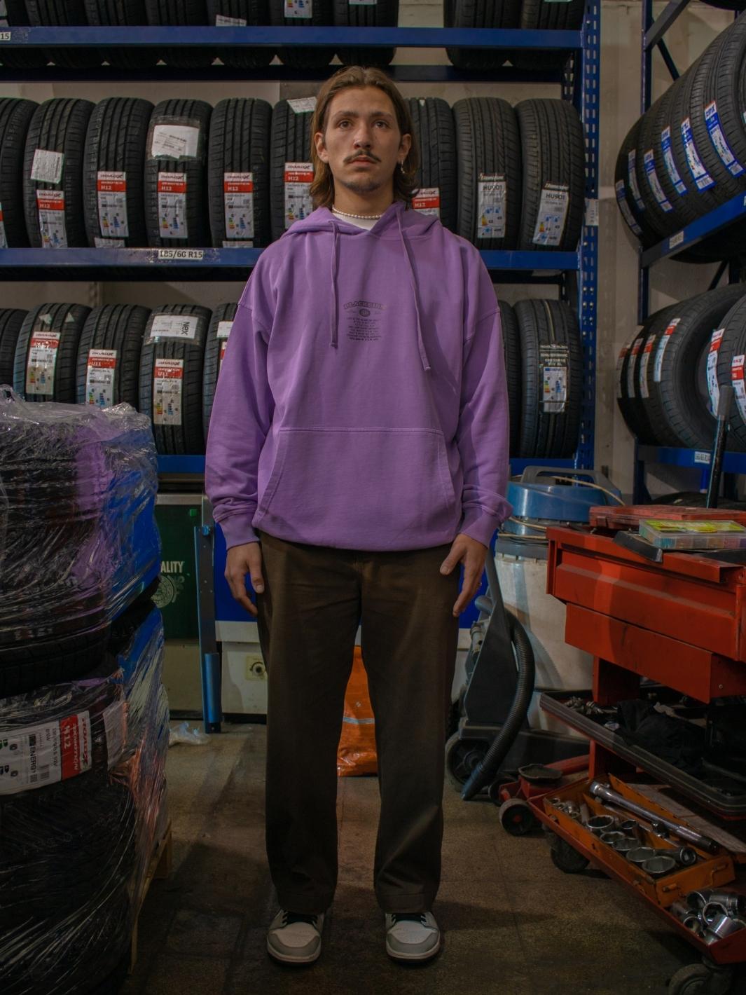 Hose Bit Purple hoodie - Blackbirn